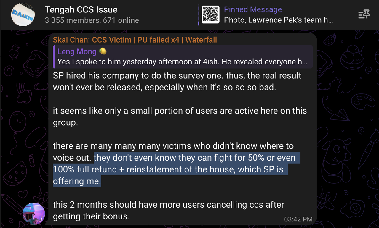 SP Group Refund Offer